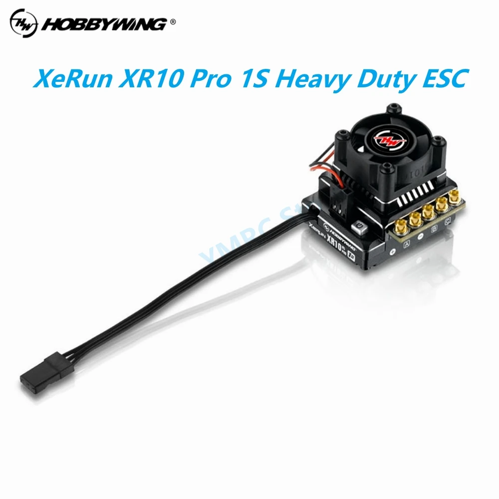 

HobbyWing XeRun XR10 Pro 1S Heavy Duty 120A 1S LiPo Sensored Brushless ESC Speed Controller for 1:12 RC Remote Control Flat Cars