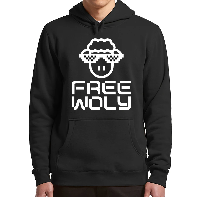 

FreeWoly FWOLY Crypto Hoodies 2022 Popular Meme Coin Lovers Gift Pullover Casual Unisex Soft Oversized Hooded Sweatshirts