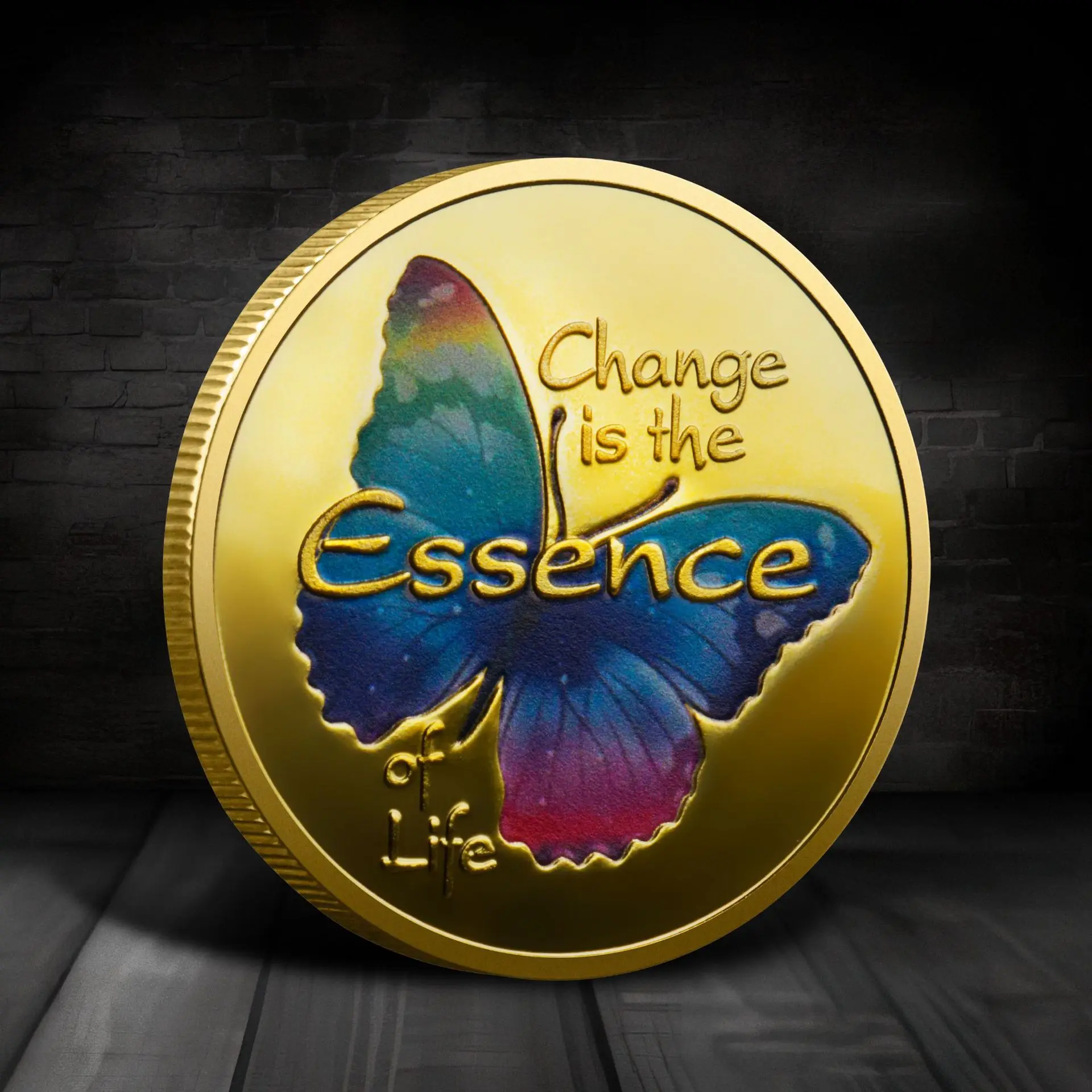 Красочная блестящая монета-это суть жизни памятные монеты подарки исцеляющая