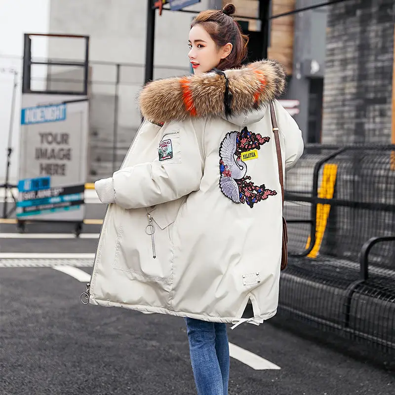 Down Jacket Female Winter 2022 Women's Down Jacket Women's Winter Down Jacket Girls Parkas Long Winter Duck Down Jacket Women