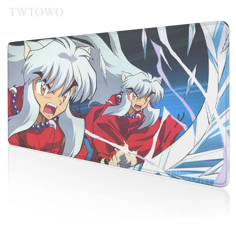

Anime Inuyasha Mouse Pad Gamer HD XXL Large Custom Mouse Mat Natural Rubber Carpet Gamer Anti-slip Table Mat Mouse Mat