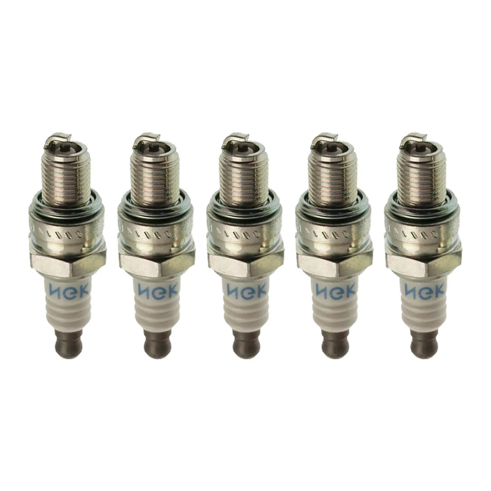 

5pcs Brand New CMR6H Spark Plugs High Quality Material Durable Home Garden Yard Outdoor Living Lawn Mowers Parts Box Of 5