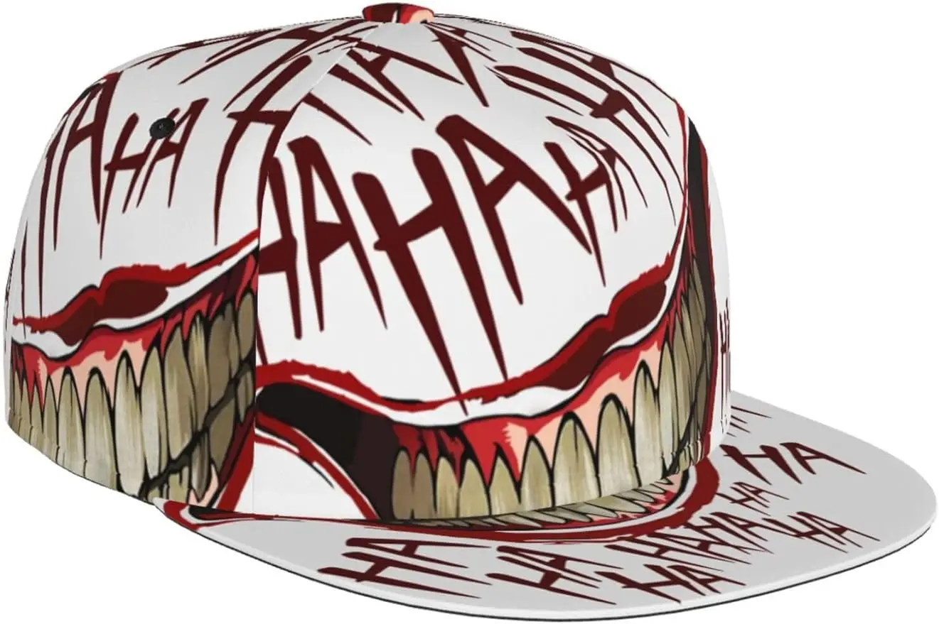 Забавная Классическая бейсболка Hahaha унисекс с 3D принтом Снэпбэк кепки плоским
