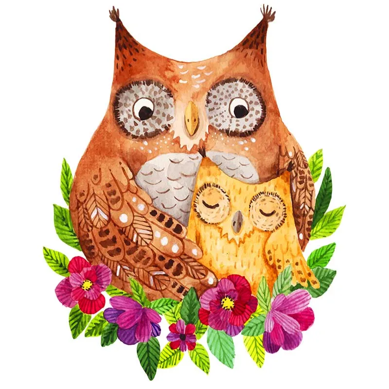 

New Colorful Wooden Puzzle Cute Owl 25 Design Kids Montessori Toy Art Jigsaw Unique Irregular Animal Pieces DIY A3 A4 A5