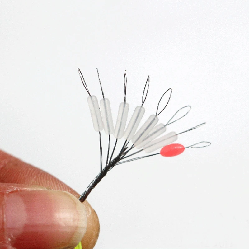 

Soft Silicone Transparent S Size L Fishing Bobber Stopper Beads Stoppers Fishing Tackle Accessories 100pcs/set