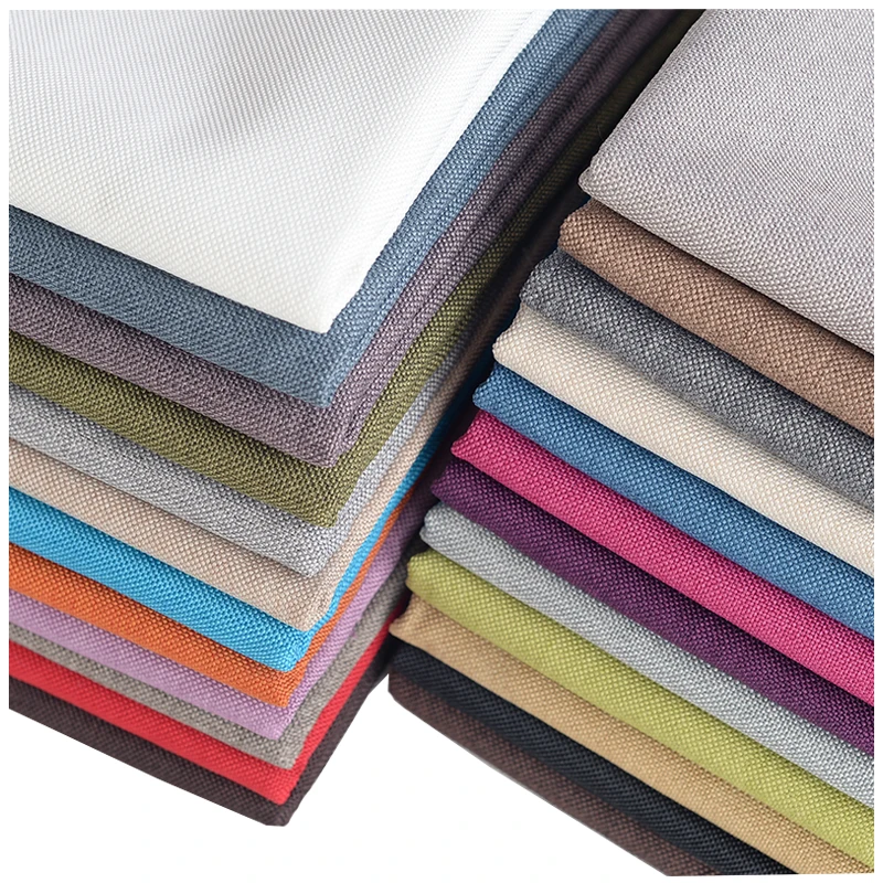 520 см x см Толстая не выцветающая льняная ткань, ткань для дивана, шероховатая льняная подушка ручной работы, ткань из хлопка и льна г/метр