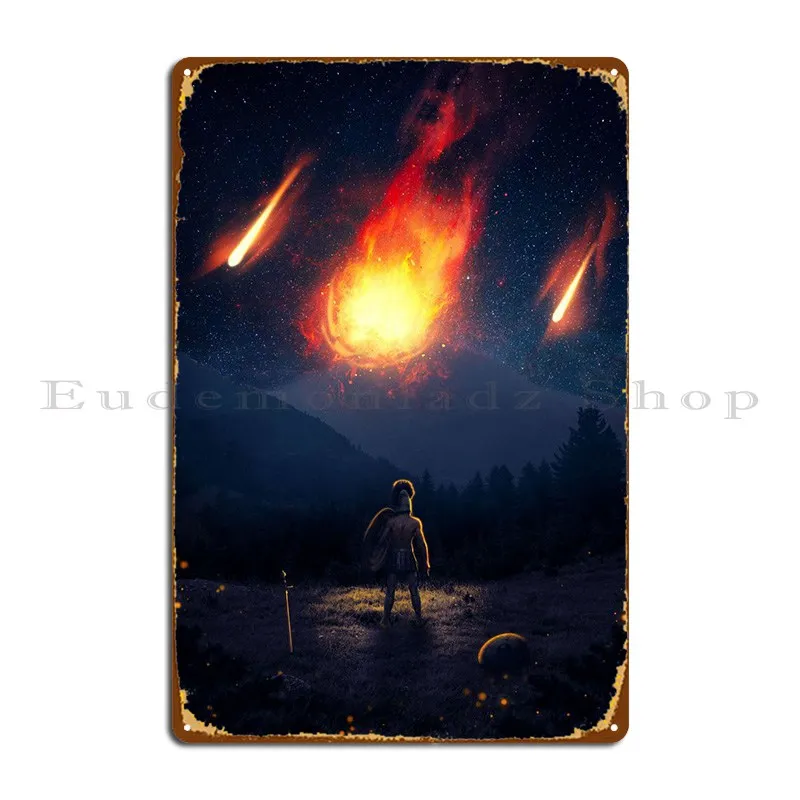 

Металлический плакат Comet, металлический знак, персонализированный кинотеатр, клуб, жестяной плакат