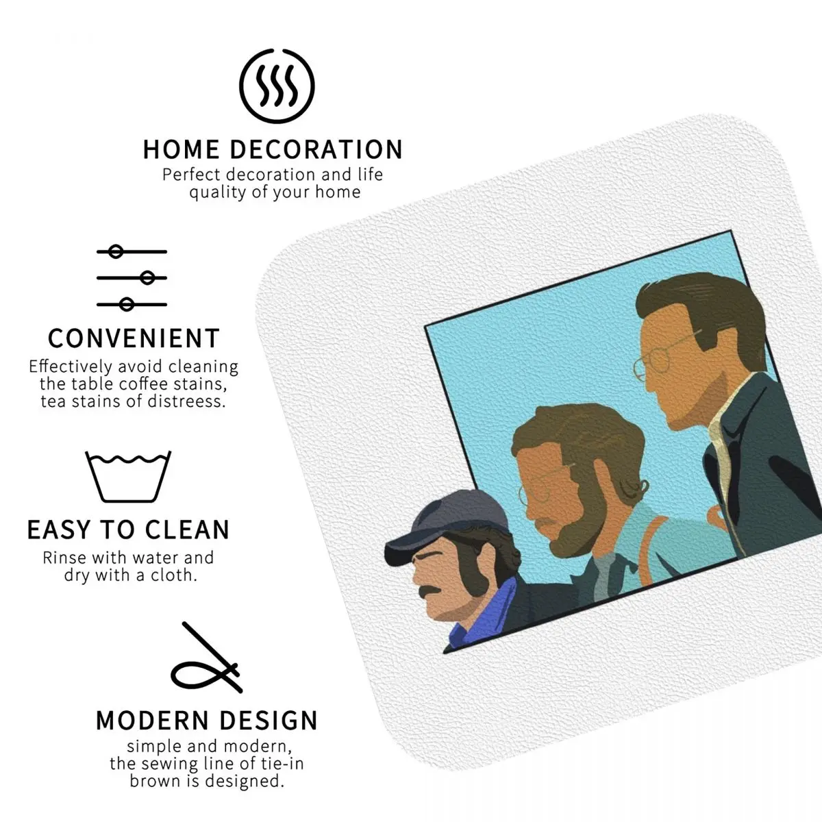 Подставки Jaws Silhou кухонные подставки Нескользящие изоляционные для чашек и кофе