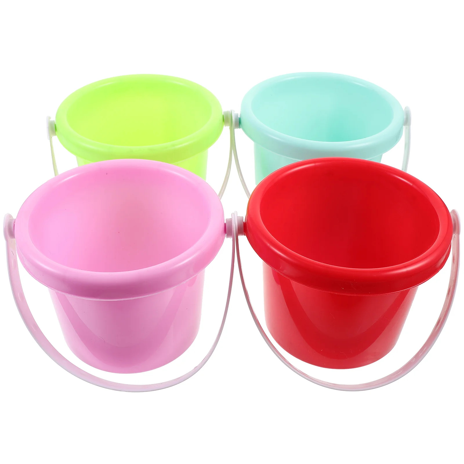 4 шт. пластиковый ствол мини-ведро игрушка пляжные игрушки детский песок для