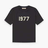 fw22 season 7 unisex t shirt jerry lorenzo fashion brand 1977 flocking label 100 cotton tee hip hop loose oversize short sleeve