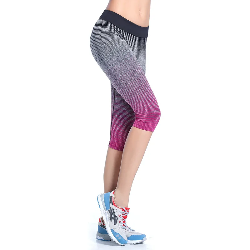 

Spandex Leggings Yoga Capris High Waist Clothing Warm Legging Workout Sport Fitness Bodybuilding Clothes Slim Calf-Length Pant