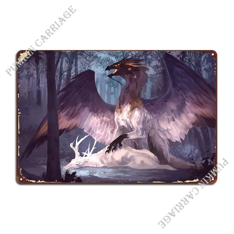 

Fallen Angel Metal Sign Cinema Wall Cave Create Club Create Tin Sign Poster