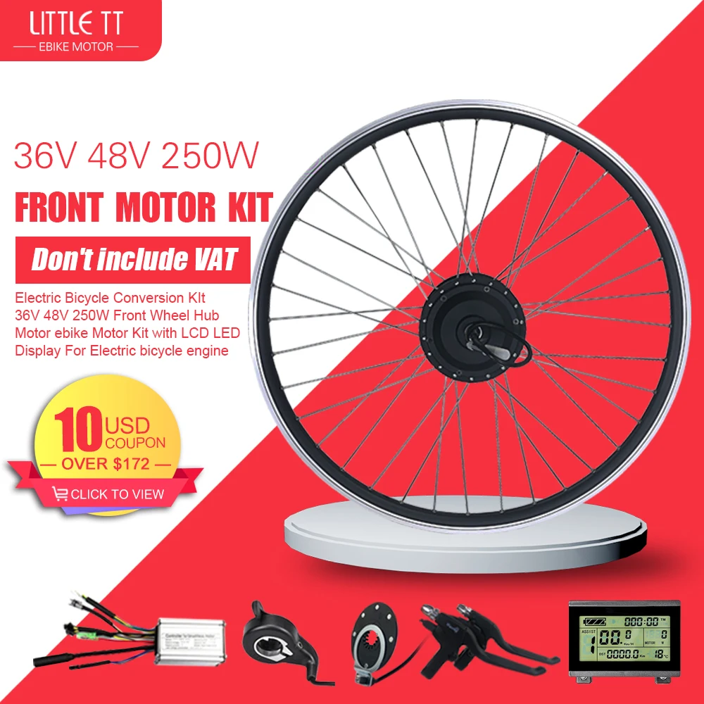 Комплект для переоборудования электровелосипеда 36 В 48 250 Вт | Спорт и развлечения