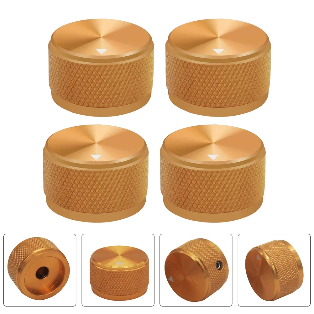

4 Pcs Electric Guitar Knobs Non-Slip Part Instrument Accessories Rotary Control Volume Acoustic