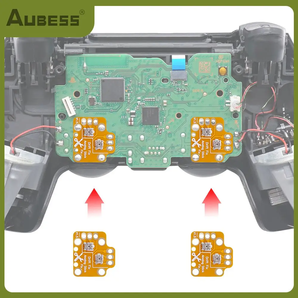 

1pc Analog Stick Drift Fix Mod Reset Drift Thumbstick Resistance Calibration Plate For Ps5 One Universal For Ps5