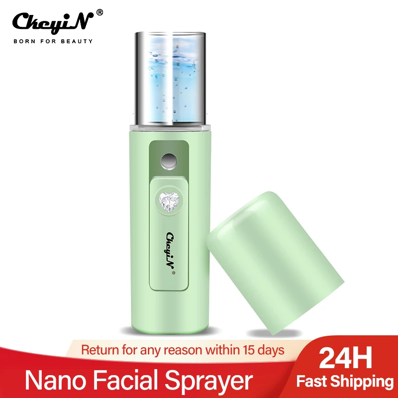 

Portable Nano Spray Mist Handy Facial Steamer Mister USB Rechargeable Face Moisturize Hydrating Sprayer Device Beauty Instrument