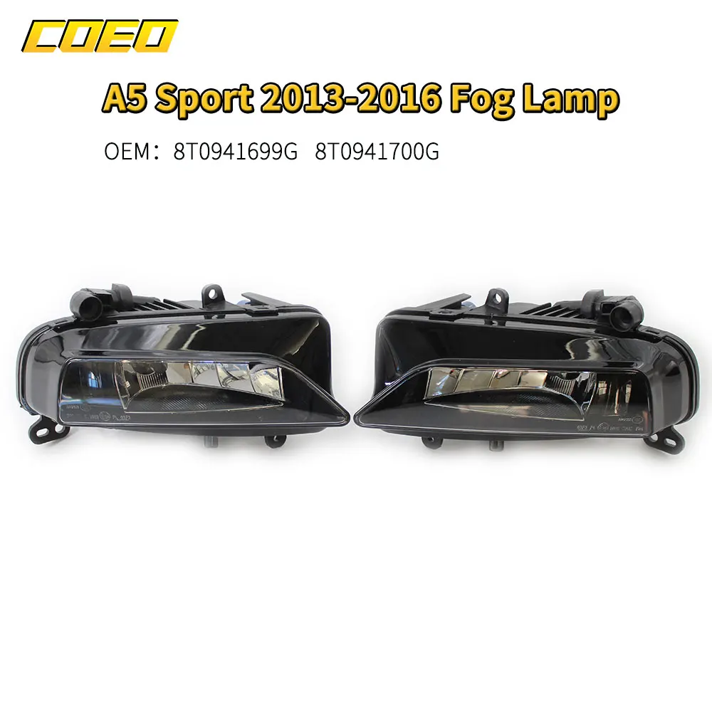 

Автомобильный передний бампер, противотуманная лампа в сборе с лампами для Audi S5 A5 S-Line 2013-2016 8T0941699G 8T0941700G