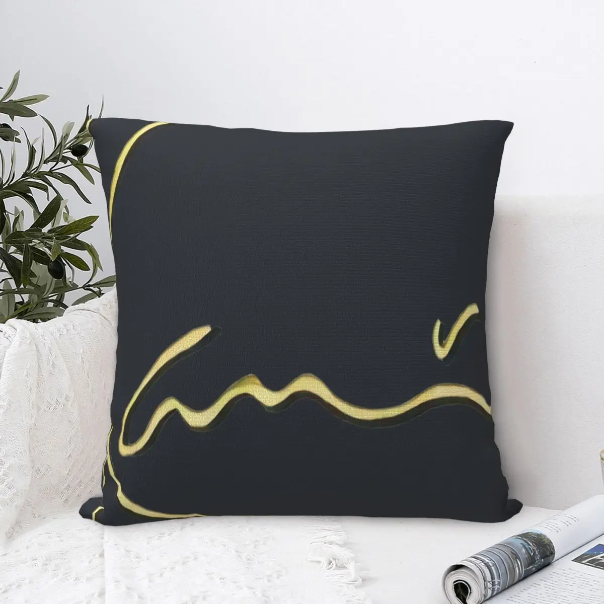 

Karl Kani Sofa Pillow Cover Polyester Throw Pillow Cover Decorative Pillow Cover