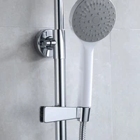 universal handheld shower head rail slider holder clip on shower head holder for slide bar 45%c2%b0 adjustable shower holder