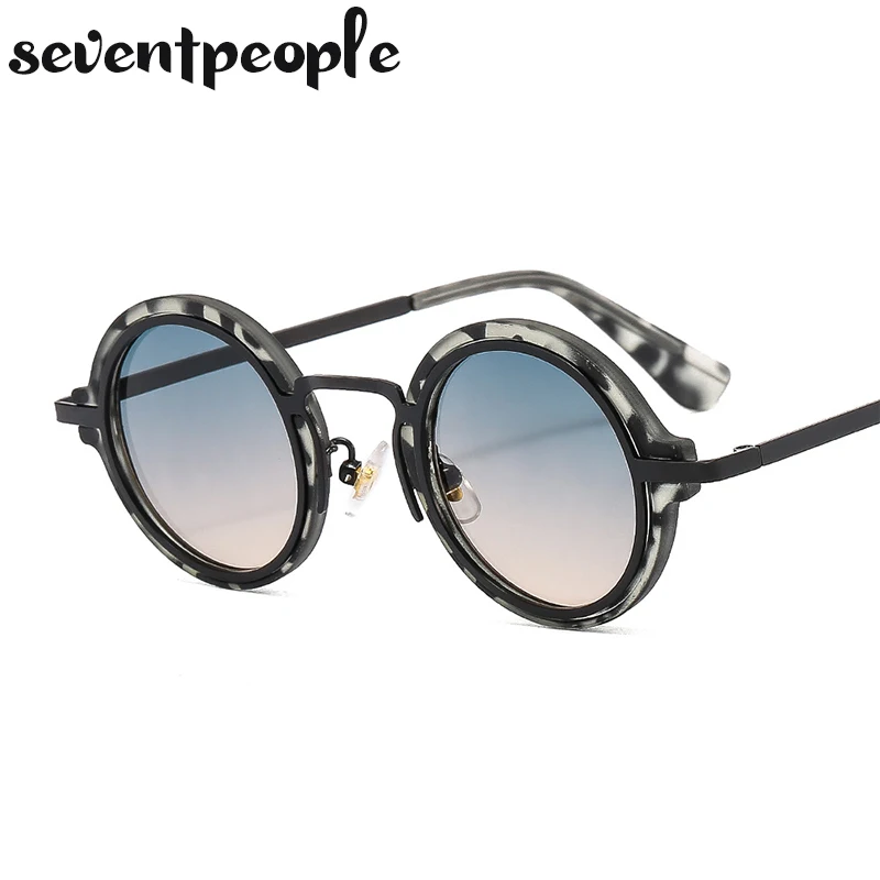 

Metal Punk Round Sunglasses Men Steampunk Sun Glasses for Male Fashion Small Frame Sunglass Women Oculos De Sol De Moda Feminina