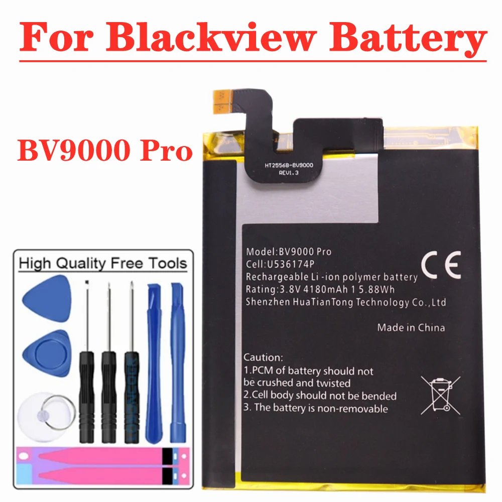 

Новый аккумулятор BV9000 4180 мАч для Blackview BV9000 Pro BV9000Pro U536174P, умный аккумулятор и инструменты