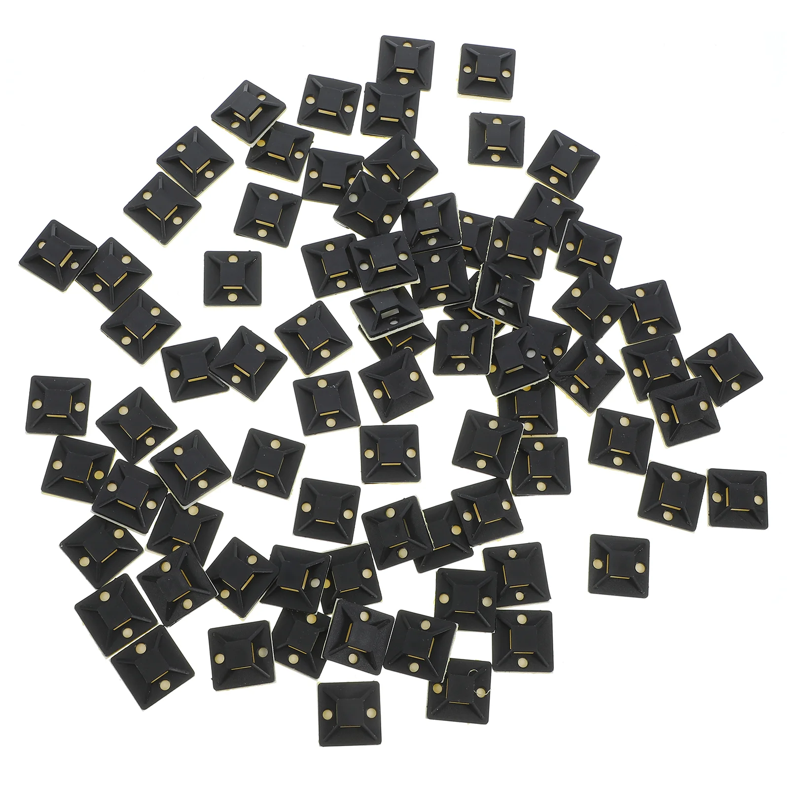 Держатели для кабельных стяжек 100 шт