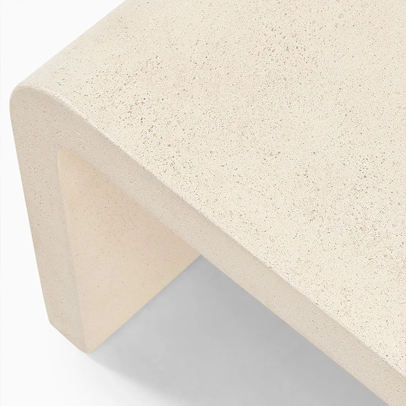 Современный цементный чайный столик из бетонного волокна уличный приставной