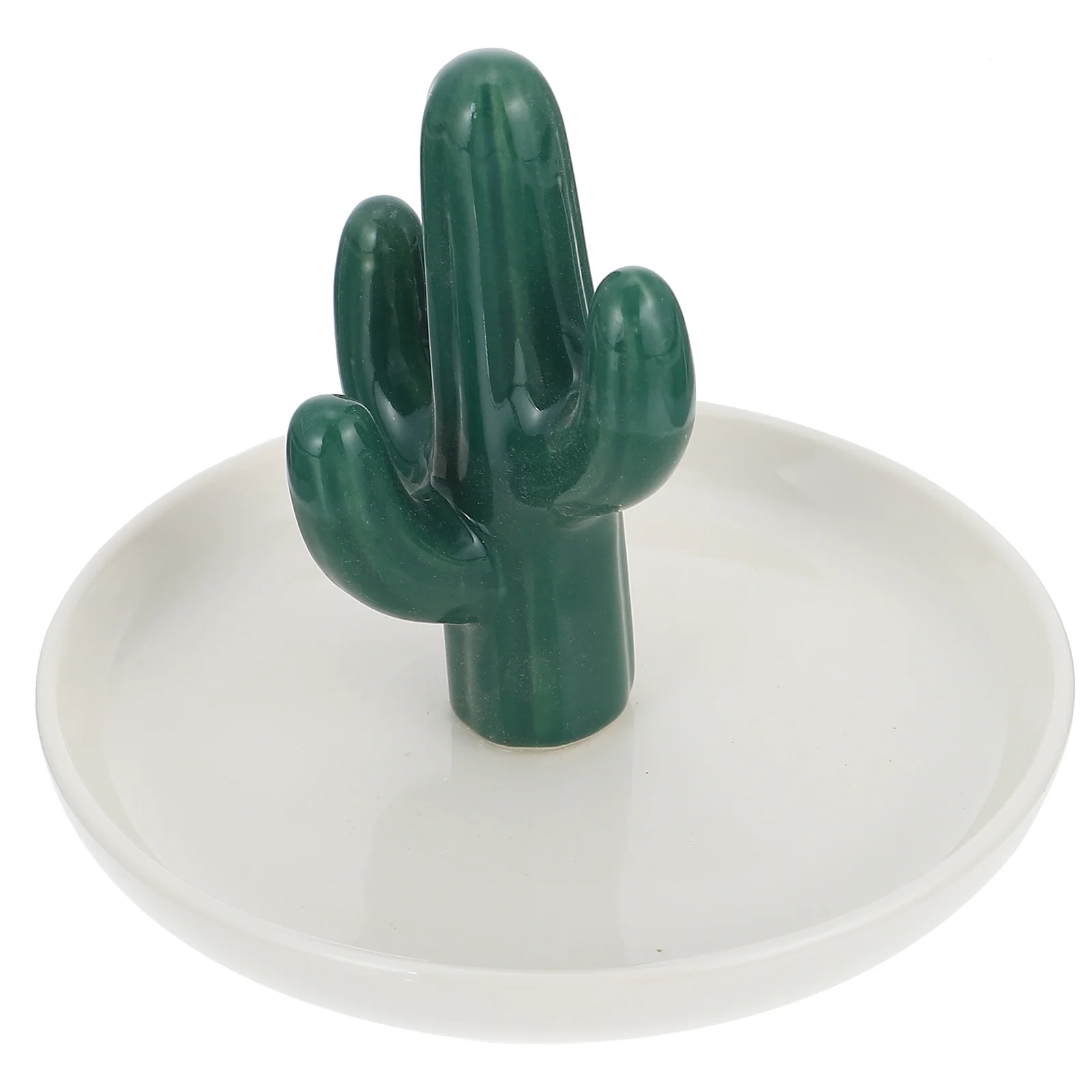 

1pc Ring Plate Creative Lightweight Tray Ring Plate for Shopwindow