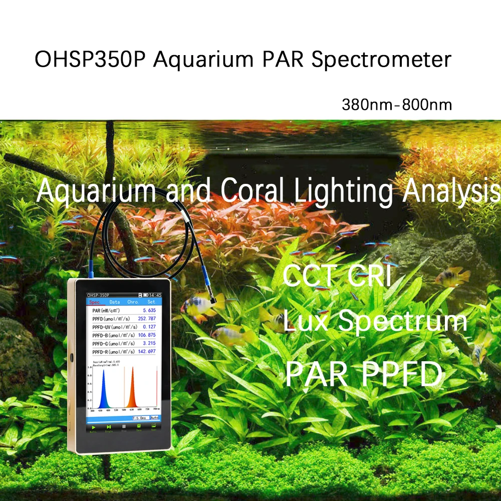 

OHSP350P аквариумный спектрометр от 350 нм до 800 нм