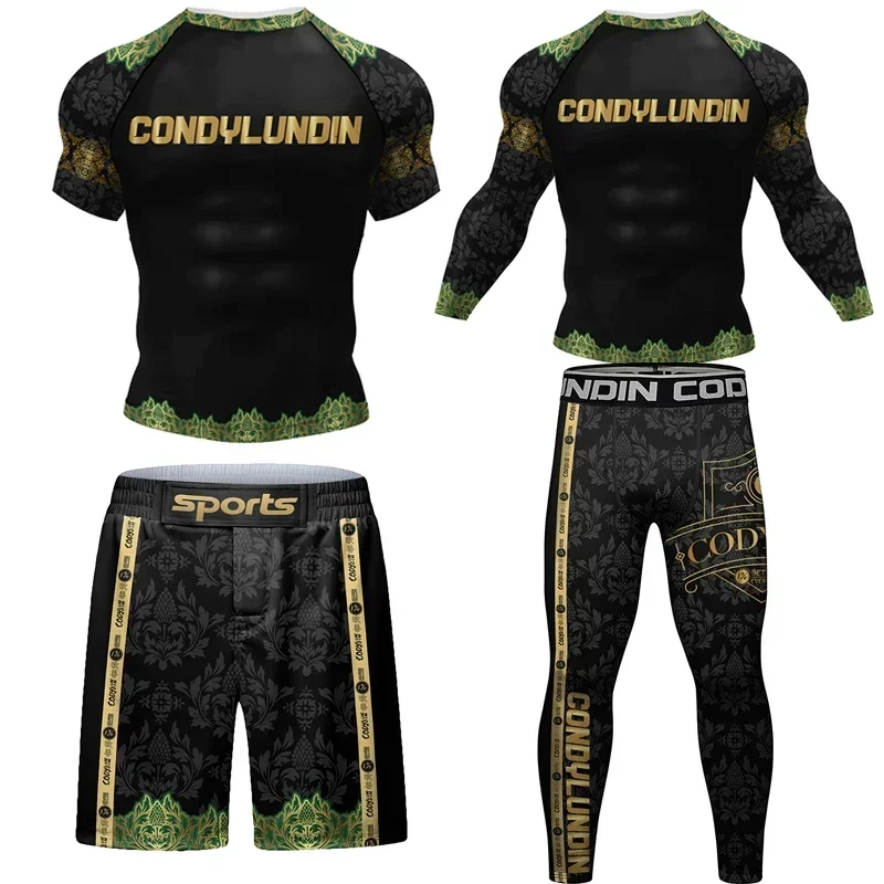 Мужская спортивная одежда для бокса ММА БЖЖ Муай Тай джиу-джитсу спортивный