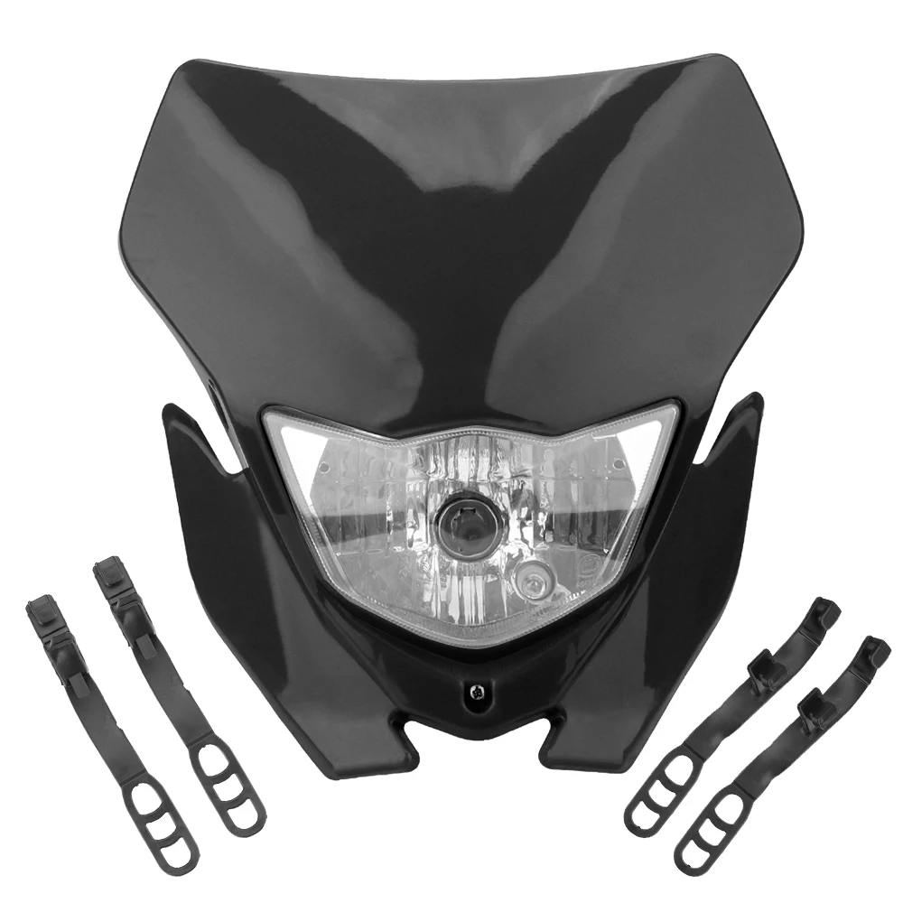 Motorcycle Headlight For 2017 18 Headligt EXC XCF SX F SMR Enduro Dirt Bike Motocross Supermotor Headlamp Light Bulb Type H4