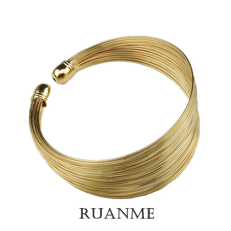 

2022 New Women Multilayer Open Wide Style Cuff Bracelet Bangle Jewelry Women Statement Jewelry Indian Bangles Christmas Jewelry