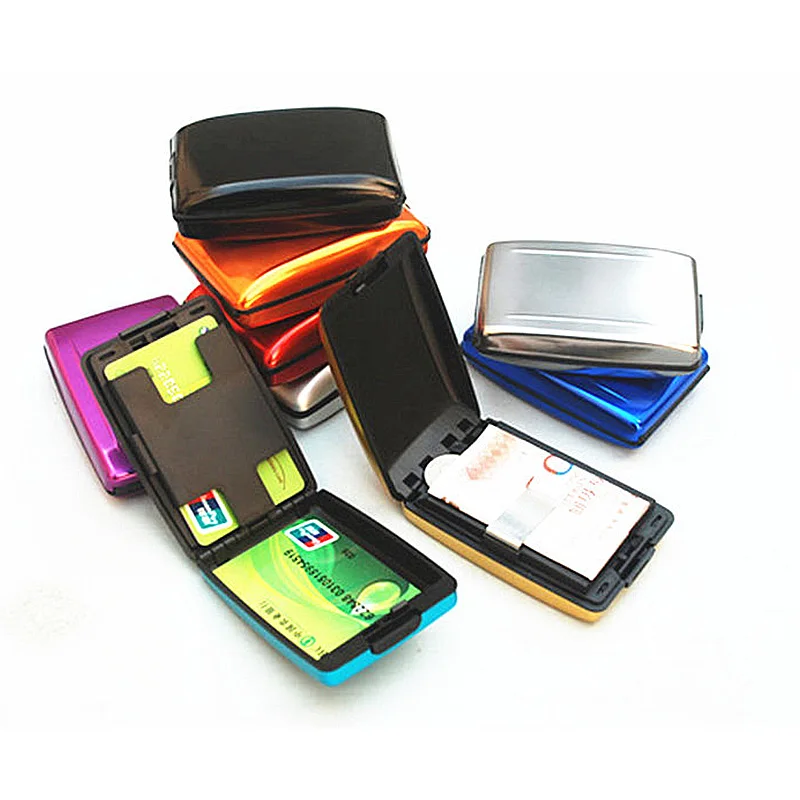 

Case Wallet Protection-Holder Business-Card RFID Metal Credit Blocking Aluminum 1PC Anti-Scan