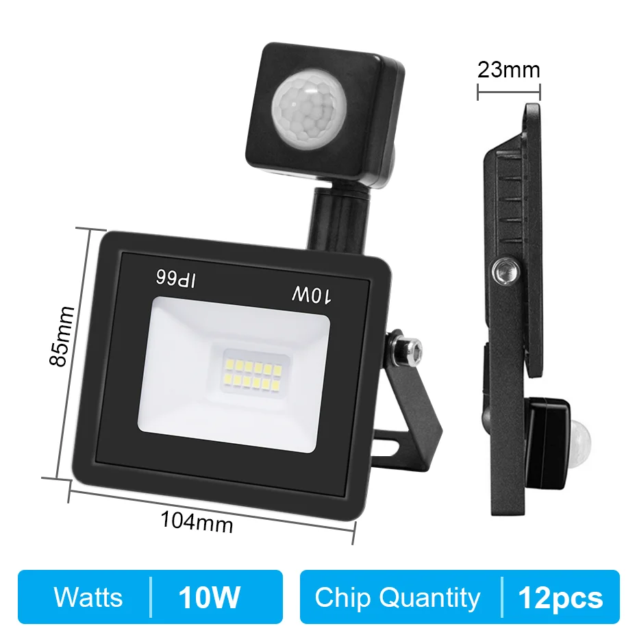 

YEMEKE Прожектор настенный водонепроницаемый 6000К 150Вт