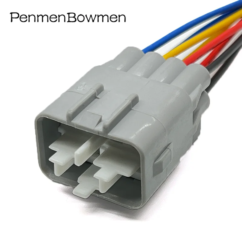

1 комплект, 8-контактный автомобильный реверсивный радар в сборе, электрические разъемы PDC, вилка жгута проводов для Honda Toyota 7283-7080-40 7282-7080-40