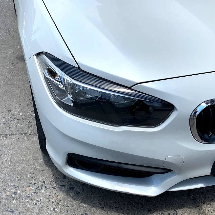 Фара для бровей глянцевая черная автомобильная фара веки крышки комплекты