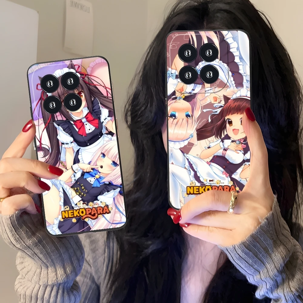 Чехол Nekopara для мобильного телефона с цветным рисунком Xiaomi 14 13 12 11 10 9 T Ultra Lite Pro S SE X