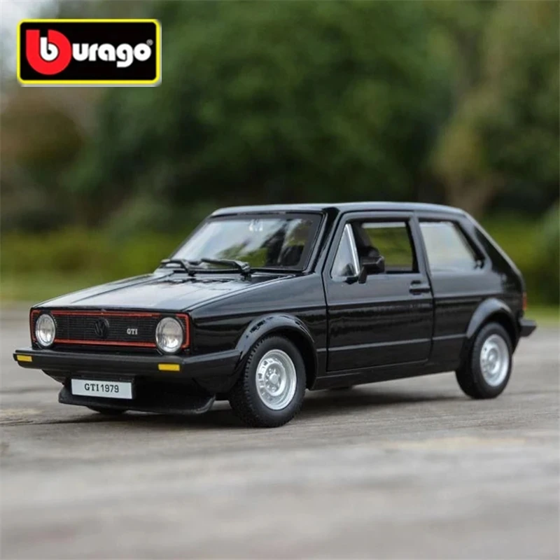 

Модель автомобиля Bburago из сплава для Volkswagen Golf Mk1 GTI, 1:24, литой металлический автомобиль, модель классического автомобиля, Коллекционная модель, подарки, игрушки для мальчиков