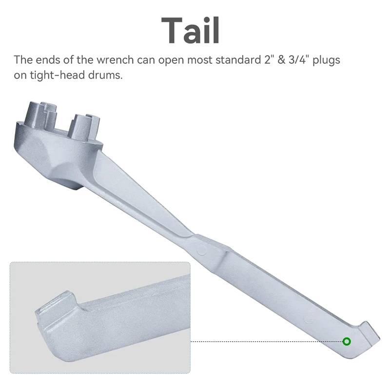 Гаечный ключ барабанный алюминиевый инструмент для 10 15 20 30 50 55 галлонов подходит 2