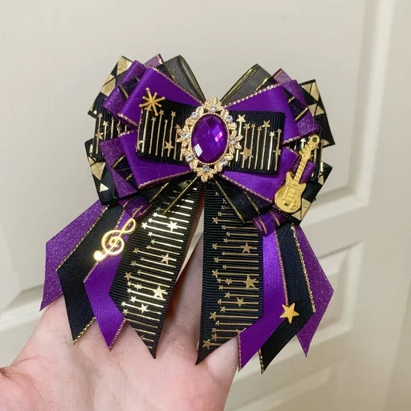 Лолита модная винтажная брошь с галстуком-бабочкой женская униформа костюм