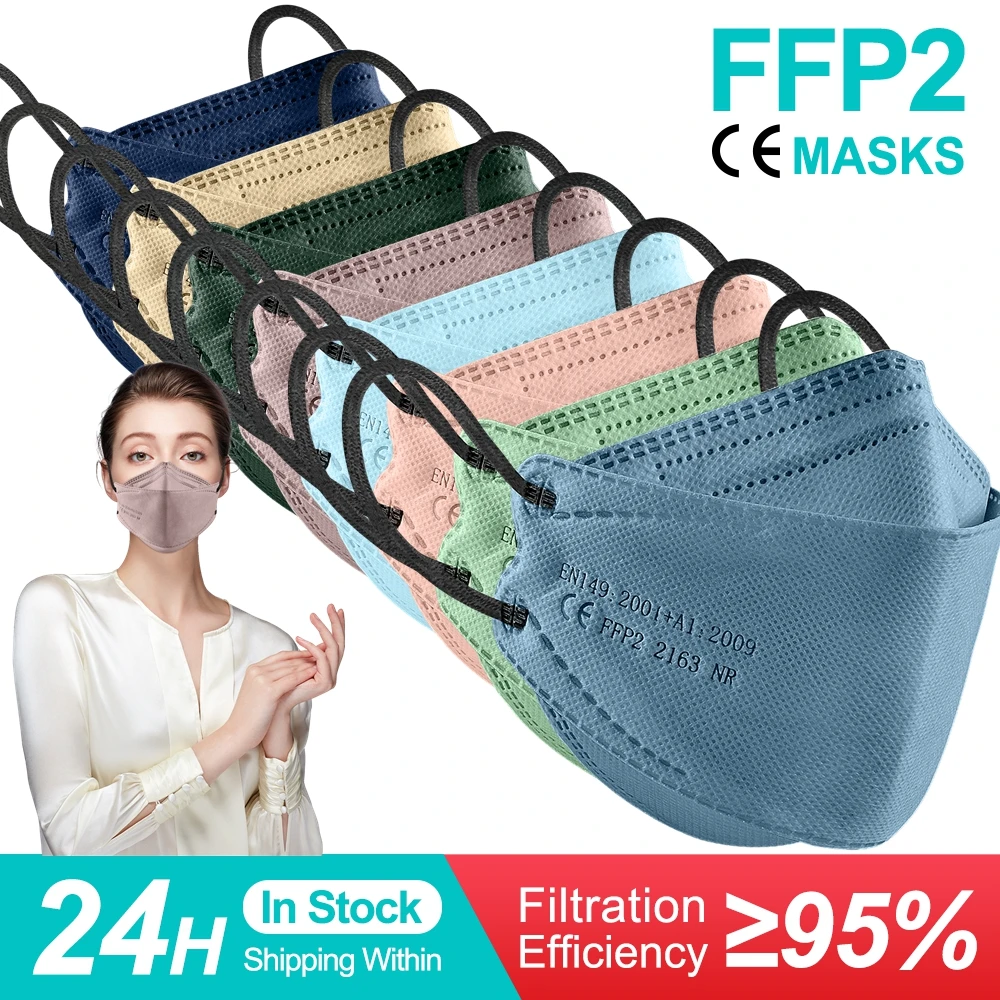 Morandi цветная маска FPP2 Black Kn95 рыбные маски 4-слойная взрослая FFP3 - Цена: 680,79 руб.