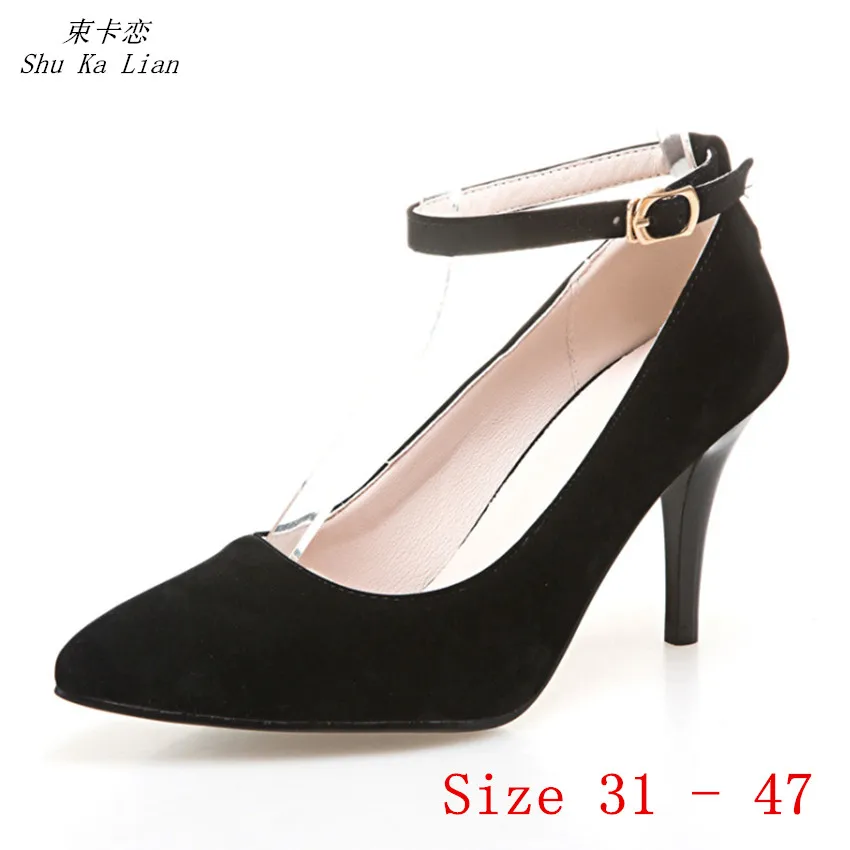 

High Heels Women Pumps High Heel Shoes Stiletto Woman Party Wedding Shoes Kitten Heels Small Plus Size 31 - 47