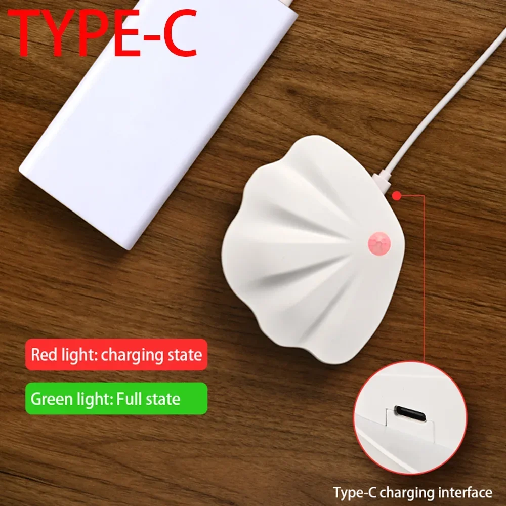 Датчик движения ночник USB Type-C перезаряжаемый для кухни спальни фреска гостиная