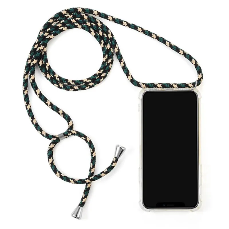 

Luxury Silicone Lanyard Phone Case For Samsung Galaxy A52S, Samsung Galaxy A52 , Lanyard Slim Case