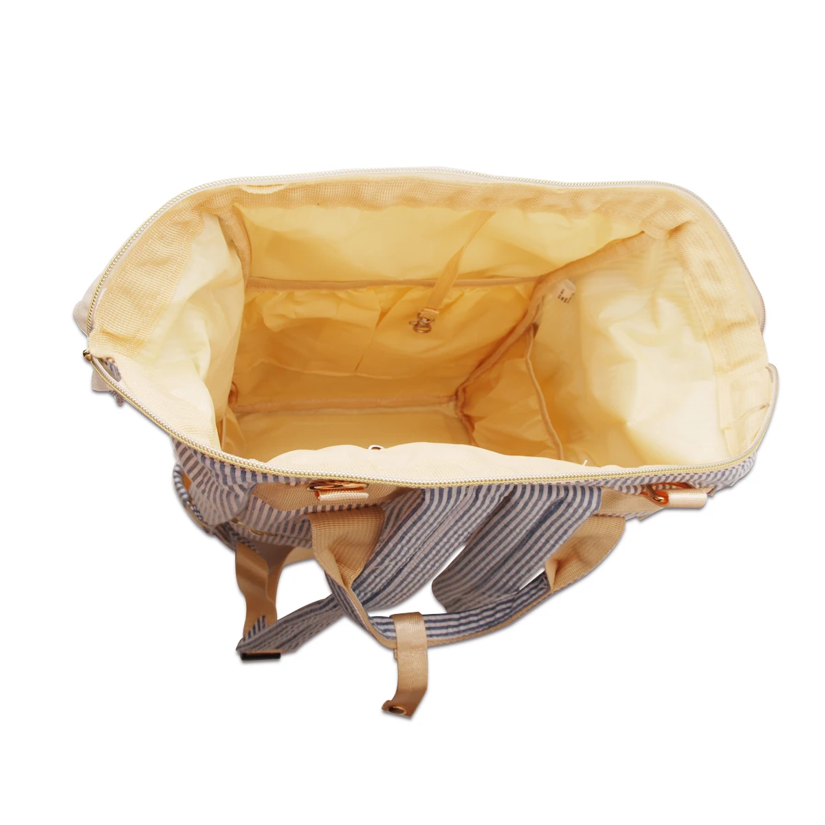 Mom Seersucker Diaper Backpacks Multifunctional NappyTravel Serape Mummy Diaper Bag Large Capacity Backpack For Baby Outdoors