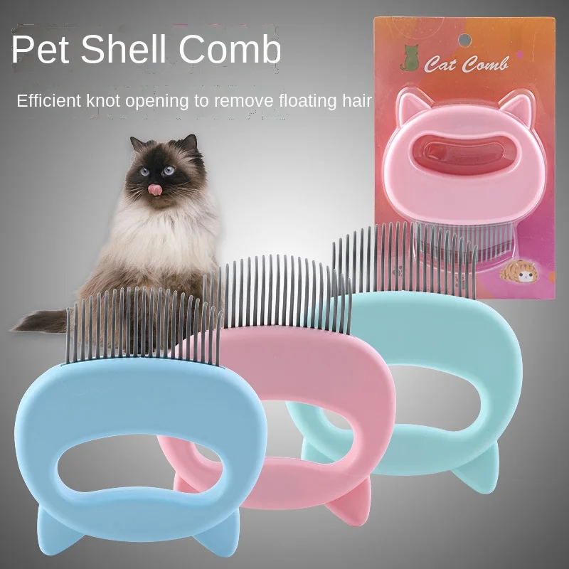 

Dog Cat Combs Hair Remover Brush Pet Grooming Tools Dog Massage Comb Brush Remove Loose Hairs Pet Cat Supplies