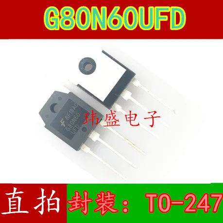 

(5 шт.) SGH80N60UFD G80N60 TO-3P 80A/600V IGBT новый оригинальный чип