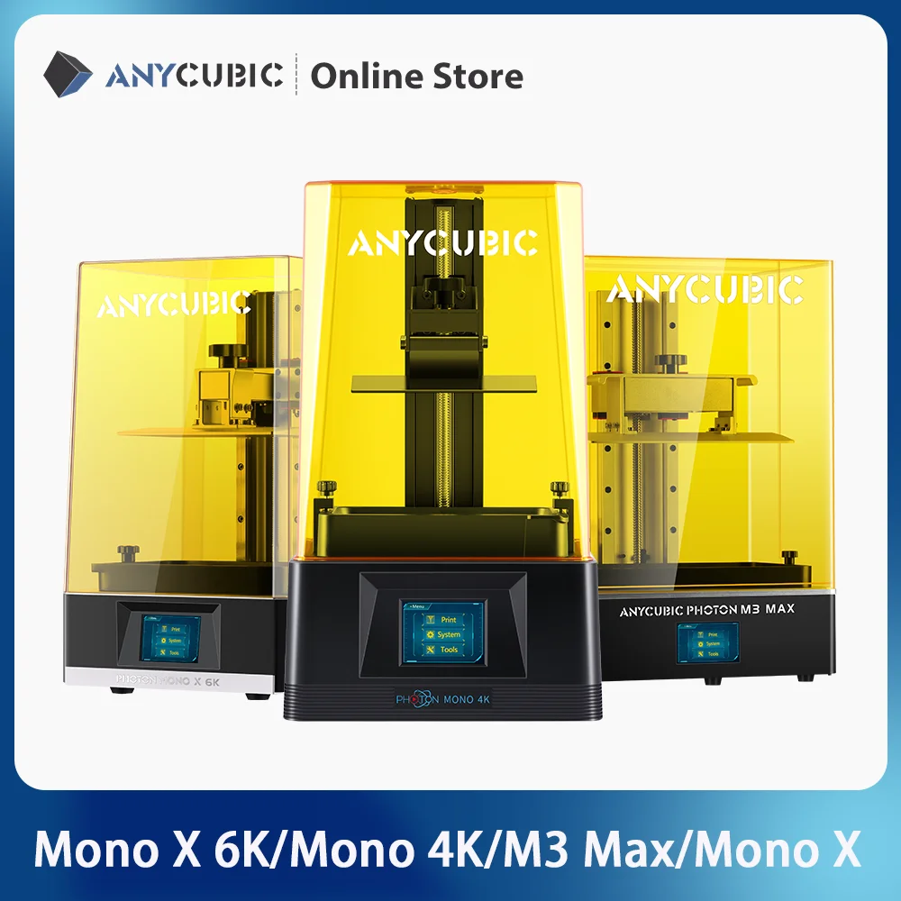 

ANYCUBIC Photon моно X 6K 8K м3 Премиум 3D принтер УФ Смола печать Стирка & аппарат для лечения SLA ЖК 3d принтер печать impressora