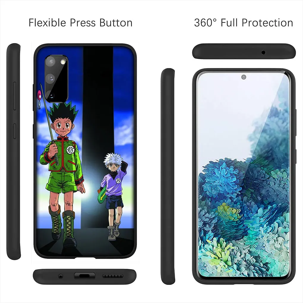 Hunter X GON FREECSS Killua HXH чехол для телефона OPPO A94 A95 A92 A72 A52 A96 A93 A12 A15 A16 A17 A55 A56 A53 A77 A57 A32 -