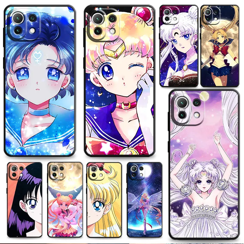 Мягкая японская аниме Kawaii Sea Moon Cover чехол для телефона Vivo S1 Y70 Y19 Y31 Y53 V17 Y20 Y81 Y17 V21 Y15 Y11